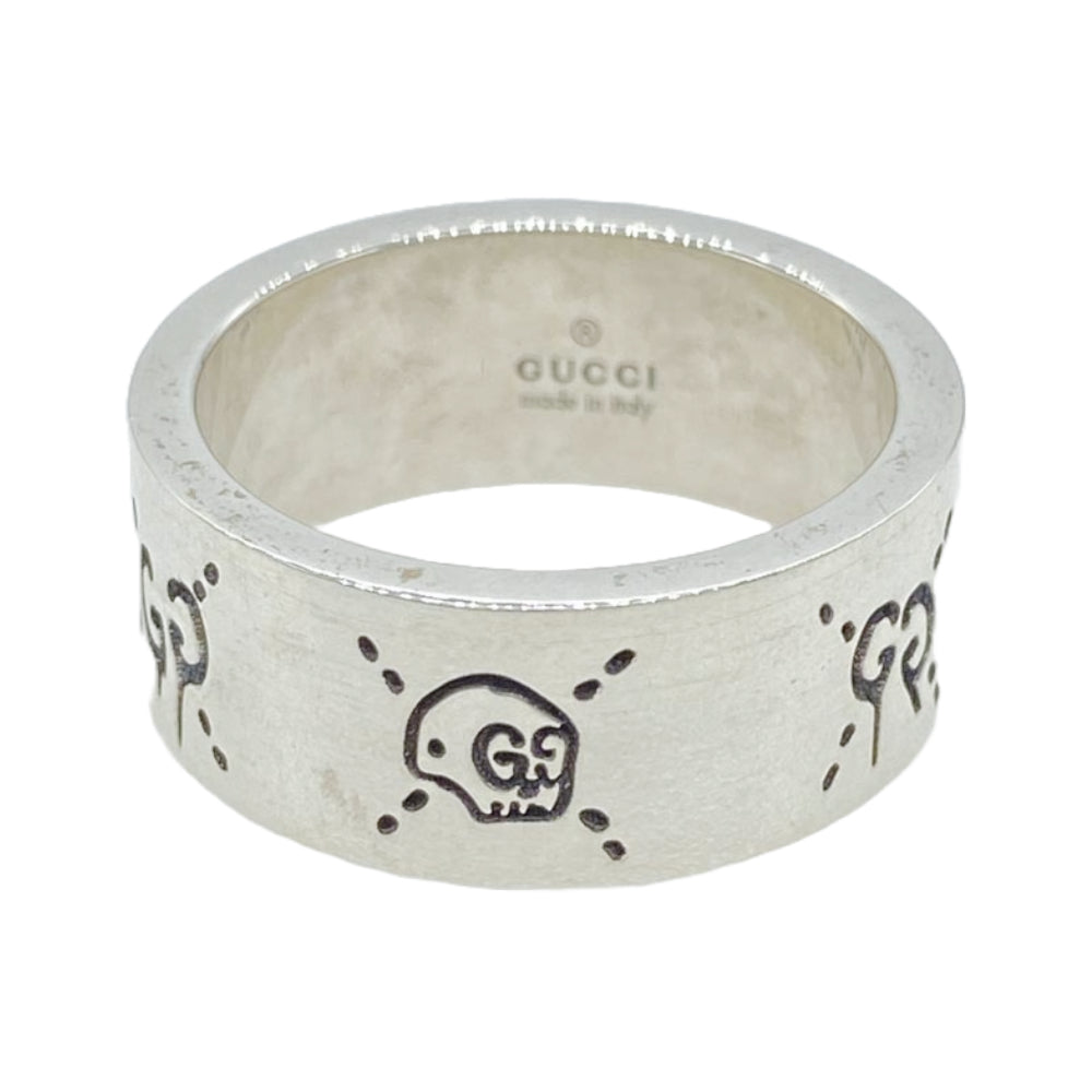GUCCI グッチ ゴースト シルバー 925 リング シルバー系 19号【美品】【中古】