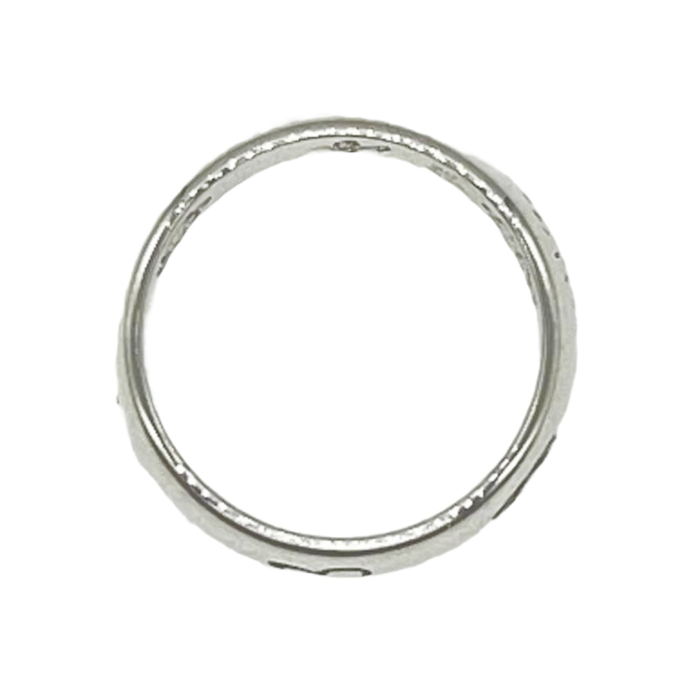 GUCCI グッチ ブラインド フォーラブ シルバー 925 リング シルバー系 19号【美品】【中古】