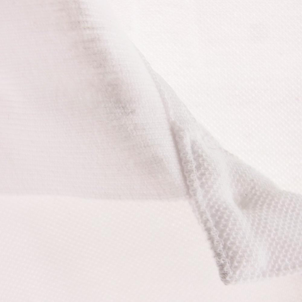 PLAY COMME des GARCONS プレイコムデギャルソン AX-T066 PLAY POLO SHIRT プレイ ポロシャツ ハートワッペン 鹿の子 半袖 ホワイト系 S【中古】