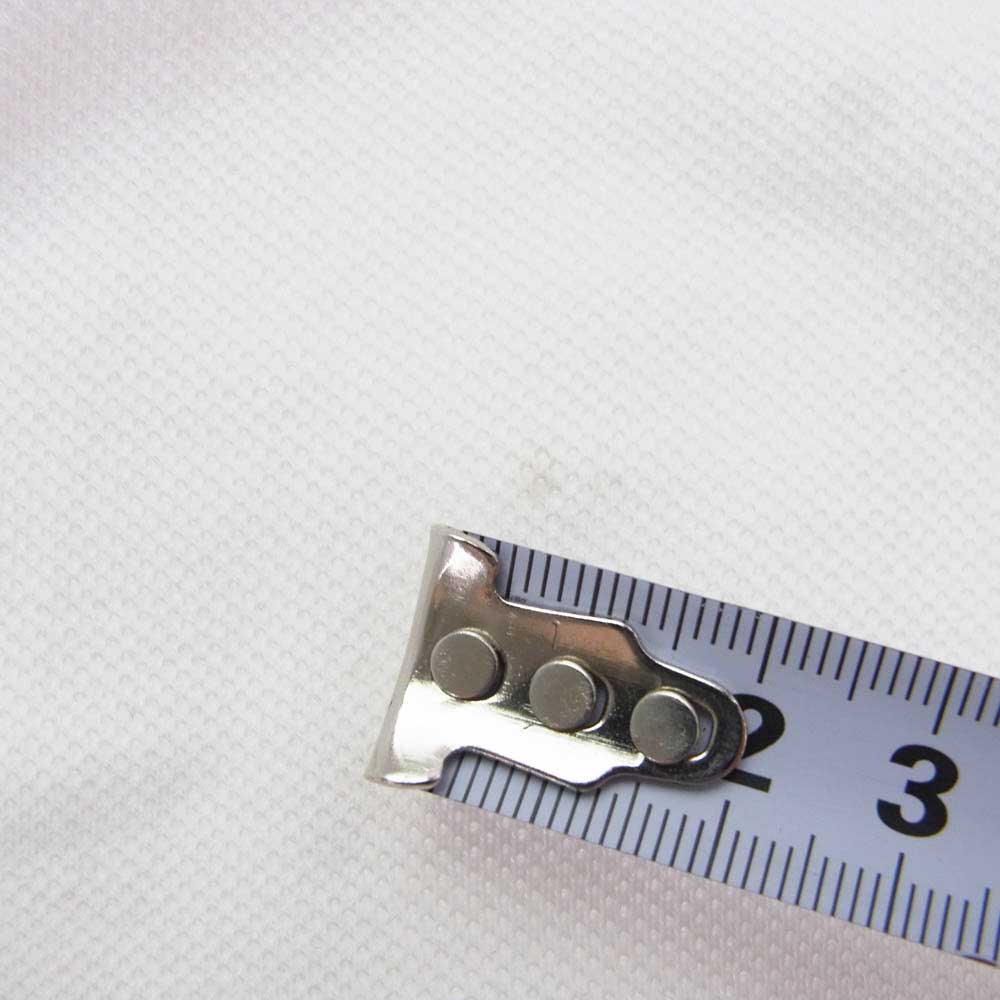 PLAY COMME des GARCONS プレイコムデギャルソン AX-T066 PLAY POLO SHIRT プレイ ポロシャツ ハートワッペン 鹿の子 半袖 ホワイト系 S【中古】