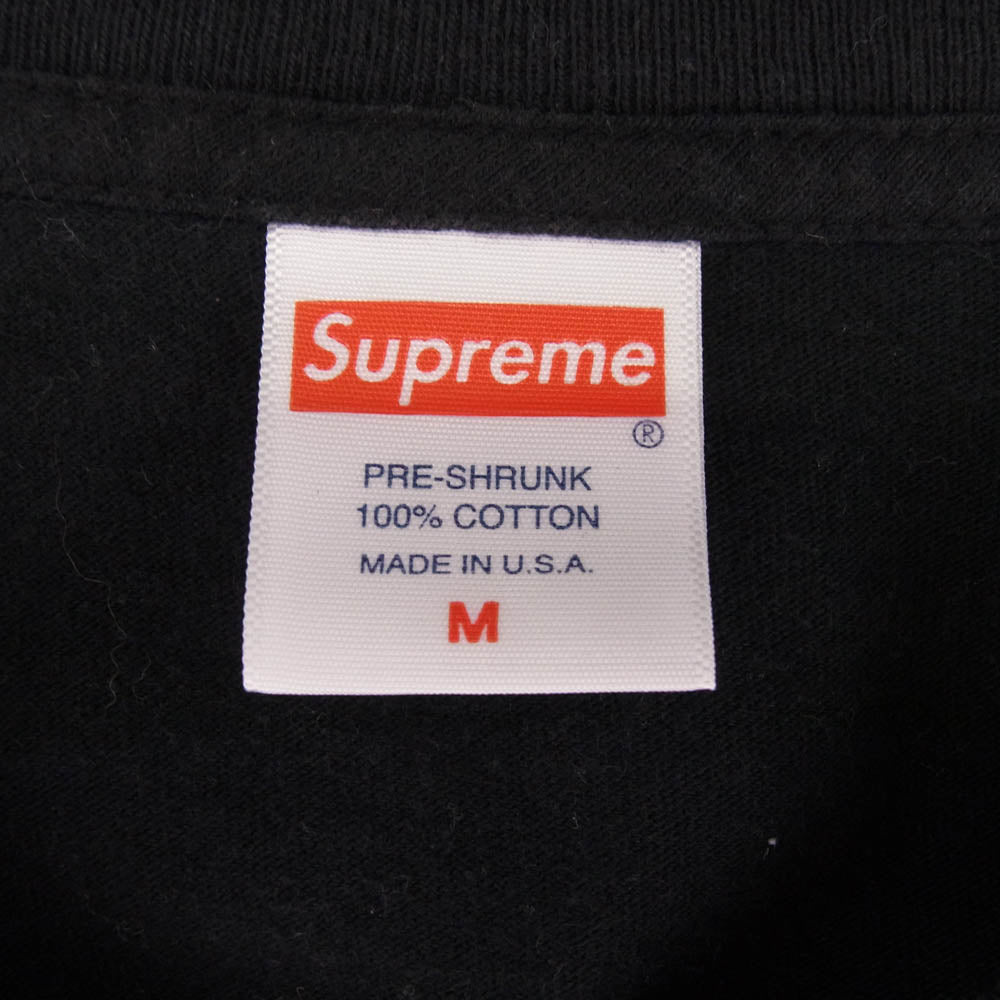 Supreme シュプリーム 20SS Time Tee タイム 半袖 Tシャツ ブラック系 M【中古】