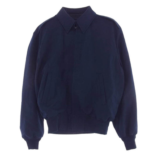 ヴィンテージ U.S.AIR FORCE フルジップ ミリタリー ユーティリティ ジャケット ネイビー系【中古】