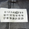 MAISON MARGIELA メゾンマルジェラ MM6 カットオフ ワイド パンツ ブラック系 38【中古】