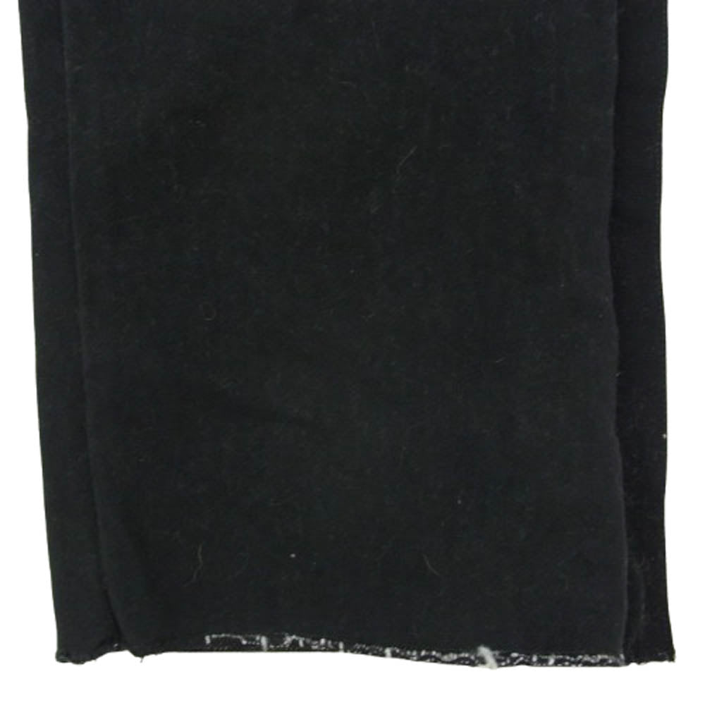 MAISON MARGIELA メゾンマルジェラ MM6 カットオフ ワイド パンツ ブラック系 38【中古】
