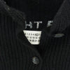 MAISON MARGIELA メゾンマルジェラ MM6 TIGHT FIT タイト フィット ウール ニット ボタン カーディガン ブラック系 サイズ表記無【中古】