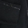 MAISON MARGIELA メゾンマルジェラ MM6 TIGHT FIT タイト フィット ウール ニット ボタン カーディガン ブラック系 サイズ表記無【中古】