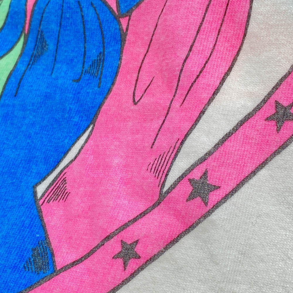 SAINT MICHAEL セントマイケル 21AW SM-A21-0000-005 HEART TEE ハート プリント クルーネック 半袖 Tシャツ ホワイト系 XL【中古】