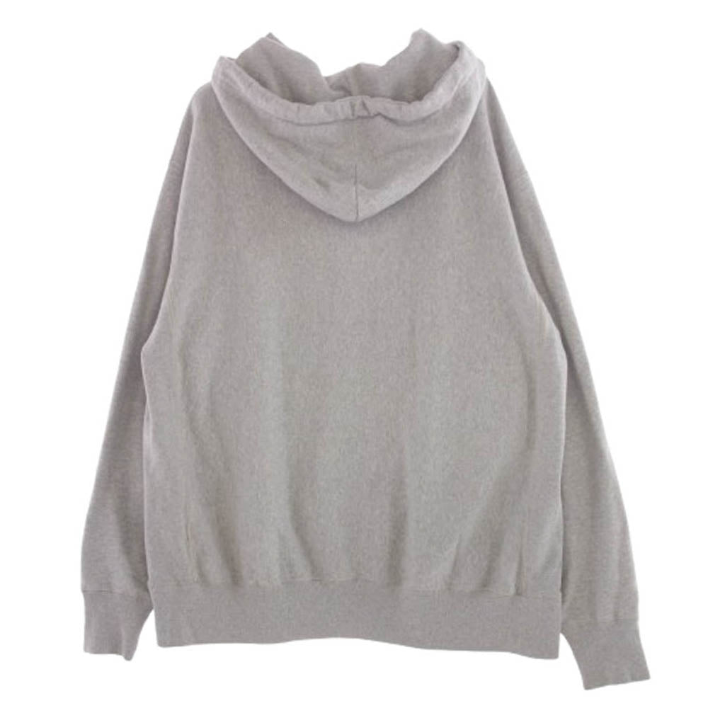 READY MADE レディメイド 21AW RE-CO-GR-00-00-195 R.MUTT HOODIE ロゴプリント パーカー グレー系 XL【中古】