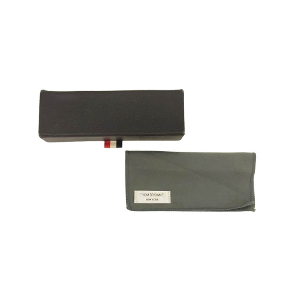 THOM BROWNE トムブラウン TB-701 B-TKT-BLK ウェリントン メガネ ブラウン系 53□17-150【中古】