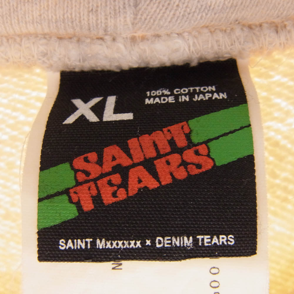 SAINT MICHAEL セントマイケル 22SS SM-S22-0000-083 GREENAFFITTI HOODIE グラフィティー パーカー グレー系 XL【中古】