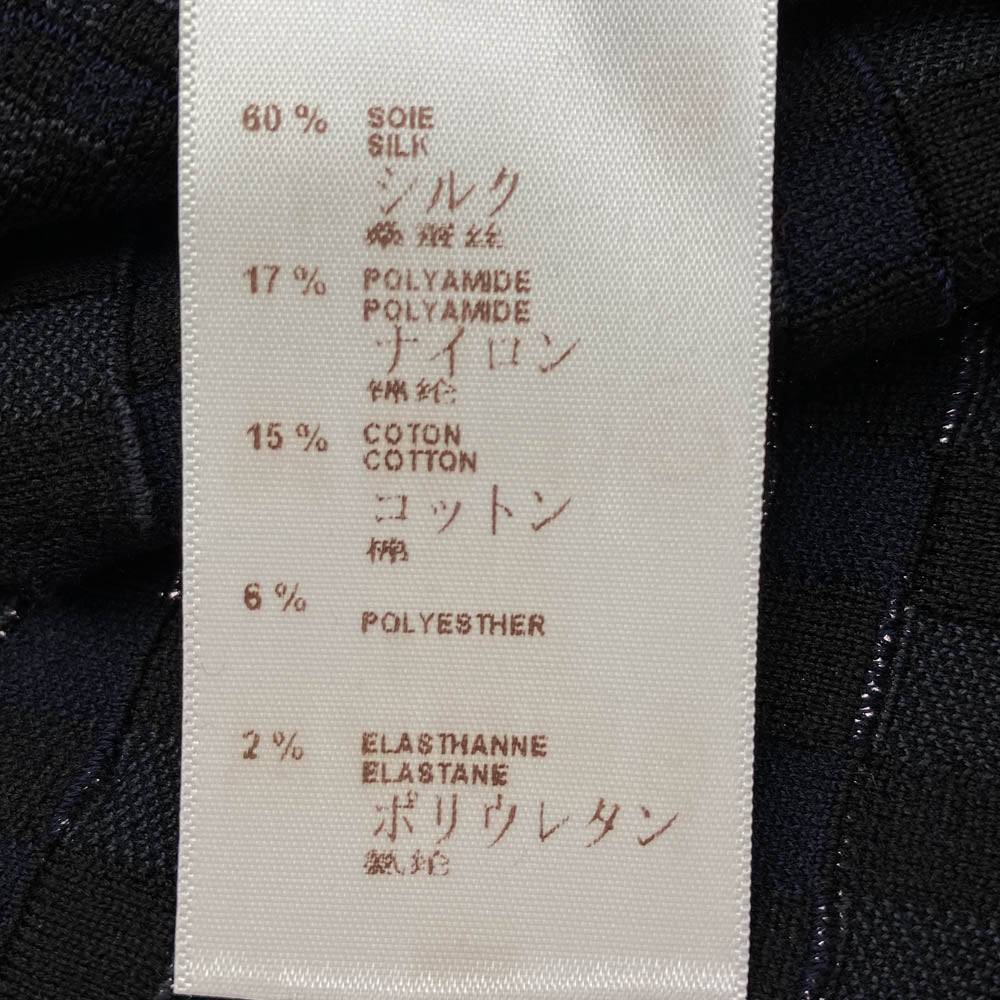 LOUIS VUITTON ルイ・ヴィトン RW141W F5KD03OEK ノースリーブ ワンピース ブラック系 ダークネイビー系【中古】