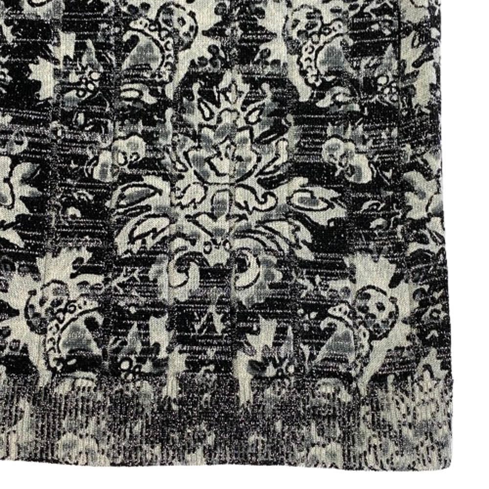 LOUIS VUITTON ルイ・ヴィトン RW151A F7KD17OHV 総柄 ニット ウール ノースリーブ ワンピース ブラック系【中古】