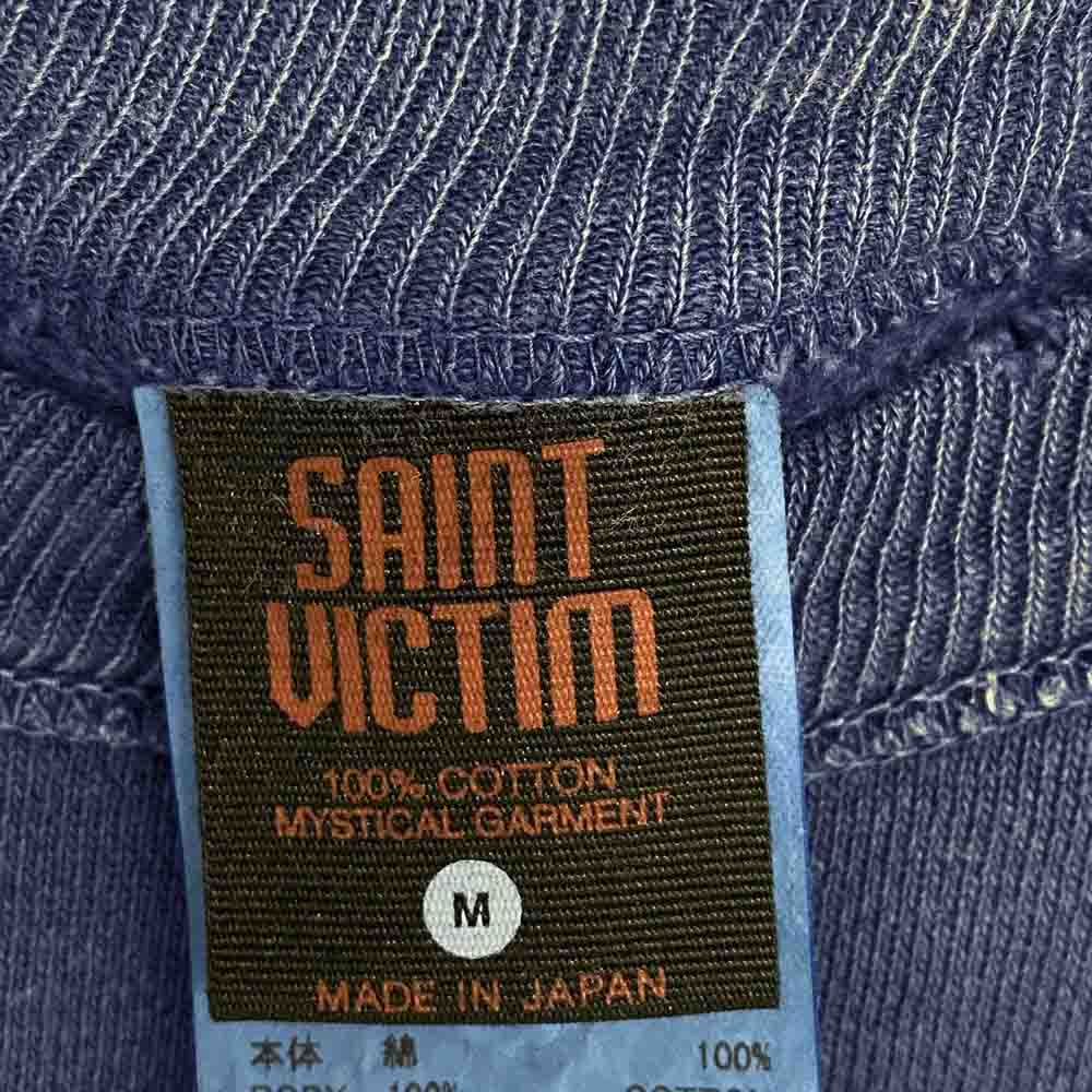 SAINT MICHAEL セントマイケル SM-HR8-0000-C08 攻殻機動隊 GS CRW N SWT GST IN THE S クルーネック スウェット ゴースト イン ザ シェル トレーナー Ｍサイズ ブルー系 M【極上美品】【中古】