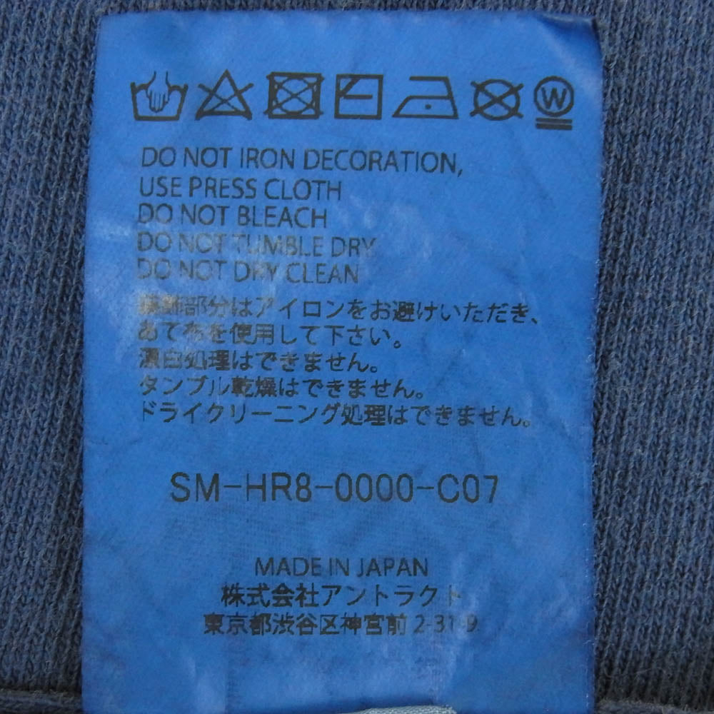 SAINT MICHAEL セントマイケル 25SS SM-HR3-0000-C07 攻殻機動隊 GS_SS TEE GST IN THE S ゴースト イン ザ シェル ショート スリーブ 半袖 Tシャツ ネイビー系 M【美品】【中古】