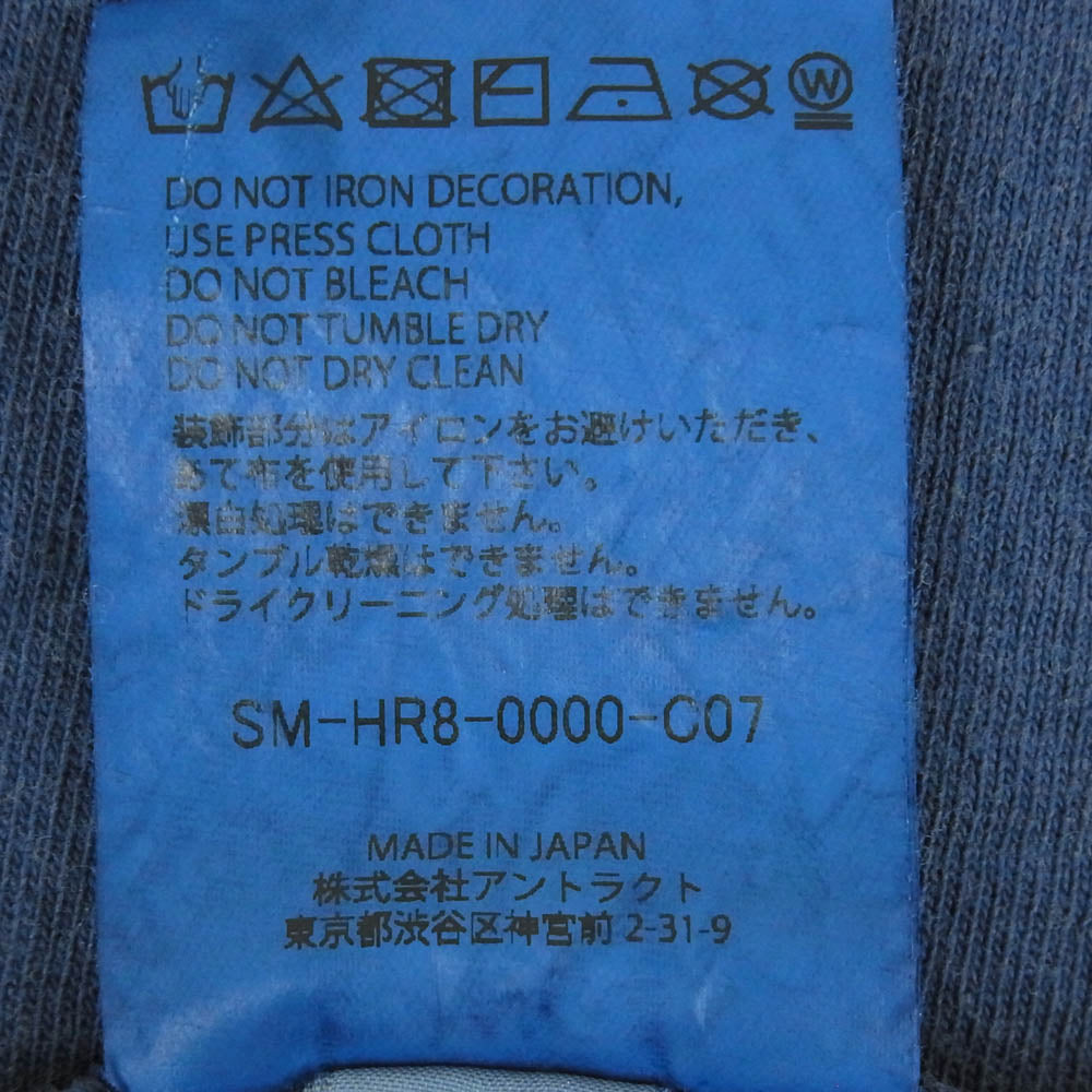 SAINT MICHAEL セントマイケル 25SS SM-HR3-0000-C07 攻殻機動隊 GS_SS TEE GST IN THE S ゴースト イン ザ シェル ショート スリーブ 半袖 Tシャツ ネイビー系 XL【極上美品】【中古】