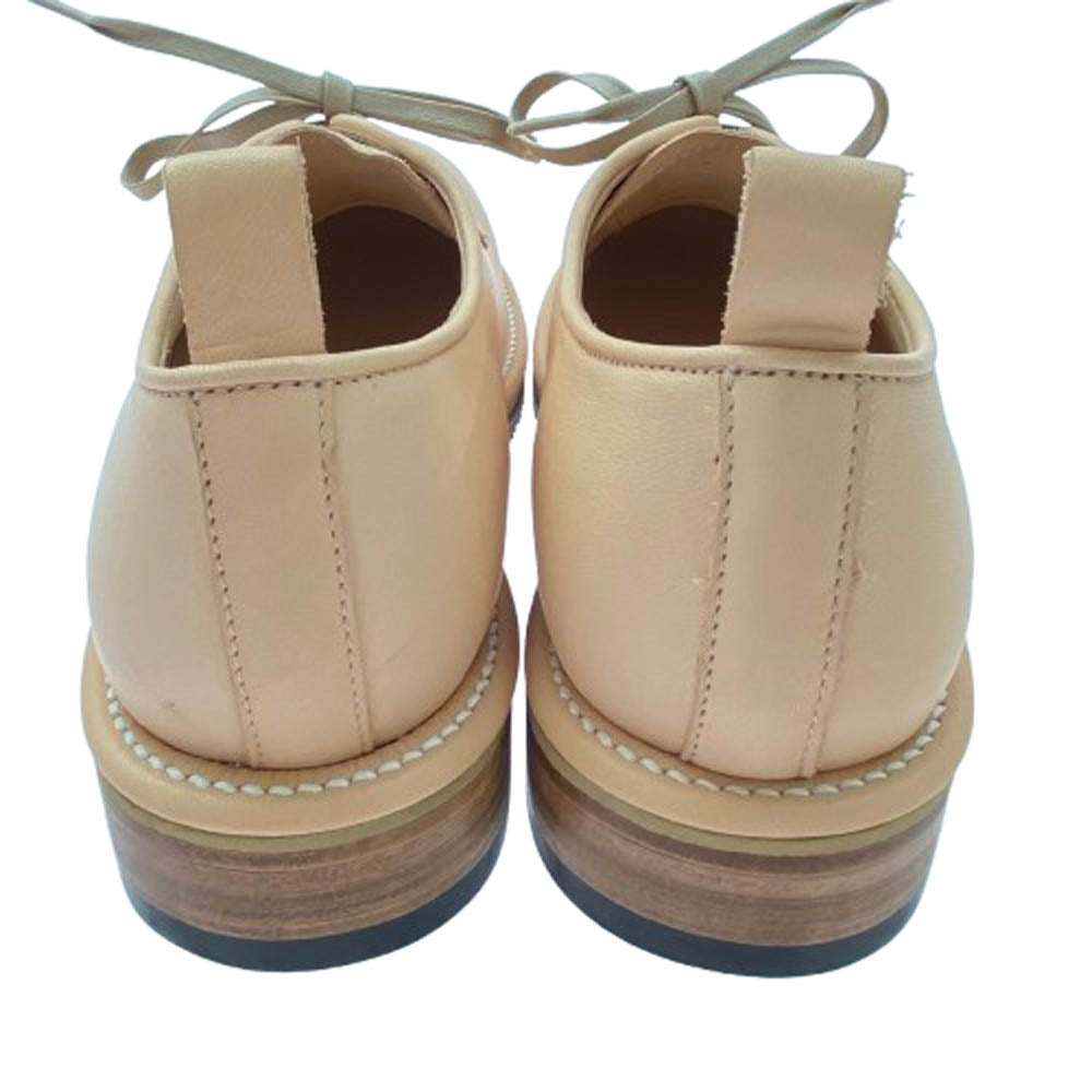 キッズラブゲイト WALT 3 ミリタリー ミッキー ヌメ革 ブーツ ベージュ系 8【美品】【中古】