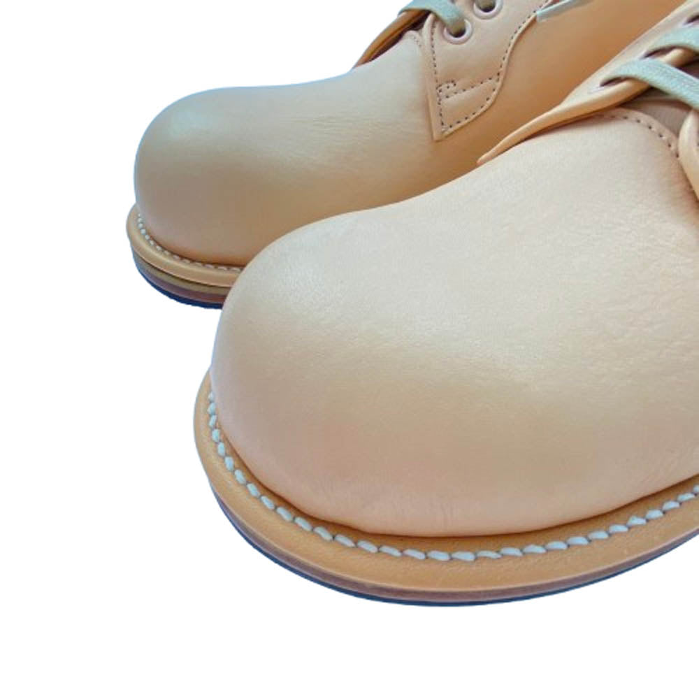 キッズラブゲイト WALT 3 ミリタリー ミッキー ヌメ革 ブーツ ベージュ系 8【美品】【中古】
