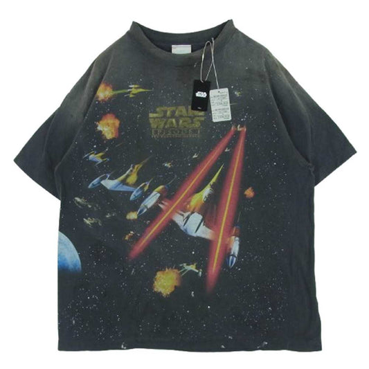 SAINT MICHAEL セントマイケル 25SS SM-HR3-0000-C62 STAR WARS SW SS TEE スターウォーズ 半袖 Tシャツ グレー系 M【極上美品】【中古】