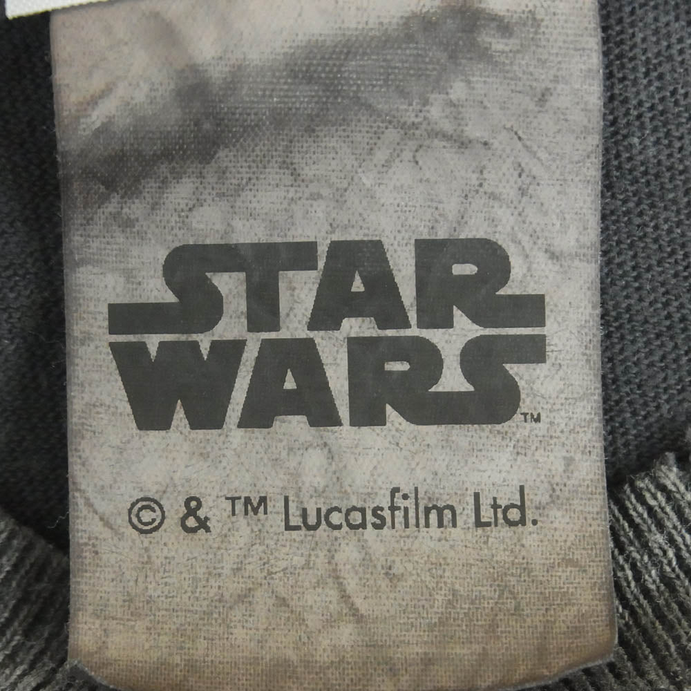 SAINT MICHAEL セントマイケル 25SS SM-HR3-0000-C62 STAR WARS SW SS TEE スターウォーズ 半袖 Tシャツ グレー系 M【極上美品】【中古】