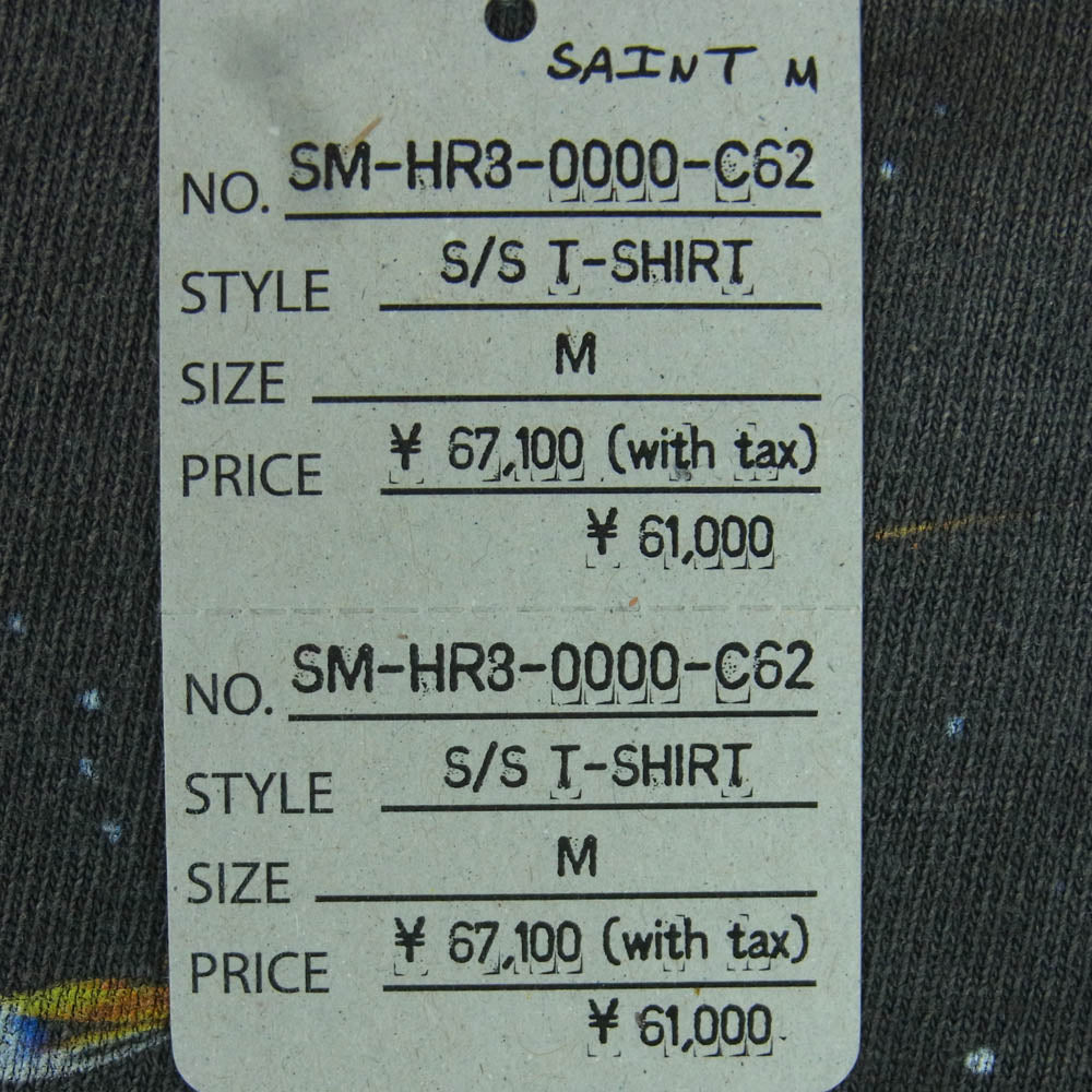 SAINT MICHAEL セントマイケル 25SS SM-HR3-0000-C62 STAR WARS SW SS TEE スターウォーズ 半袖 Tシャツ グレー系 M【極上美品】【中古】