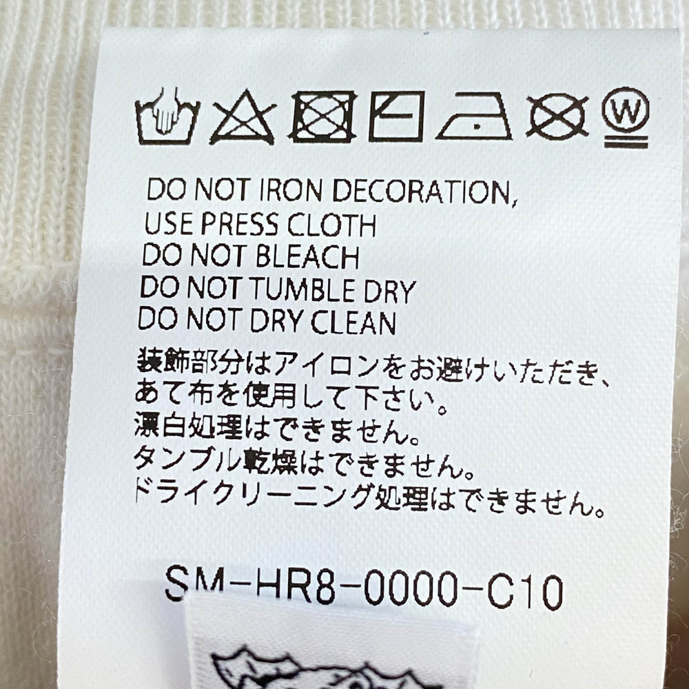 SAINT MICHAEL セントマイケル 25SS SM-HR8-0000-C10 攻殻機動隊 GS CRW N SWT GST IN THE S クルーネック スウェット ゴーストインザシェル トレーナー Ｍサイズ ホワイト系 M【極上美品】【中古】