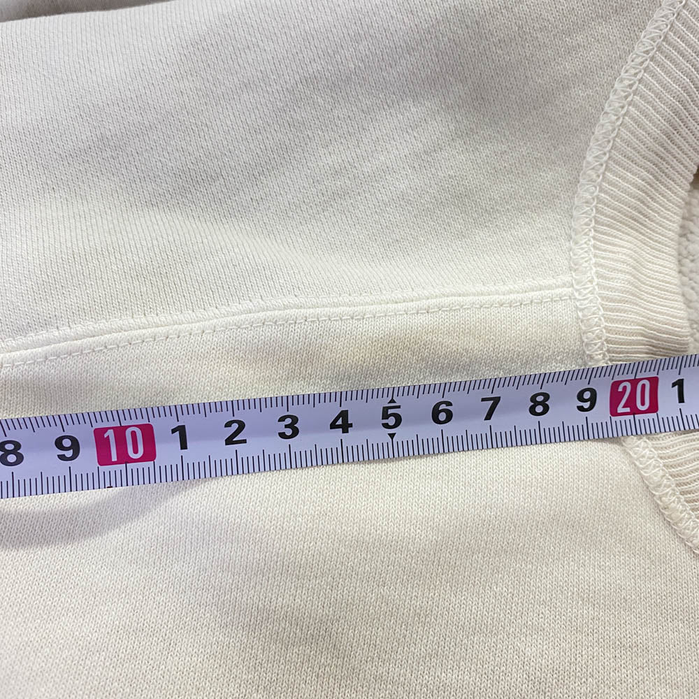 SAINT MICHAEL セントマイケル 25SS SM-HR8-0000-C10 攻殻機動隊 GS CRW N SWT GST IN THE S クルーネック スウェット ゴーストインザシェル トレーナー Ｍサイズ ホワイト系 M【極上美品】【中古】