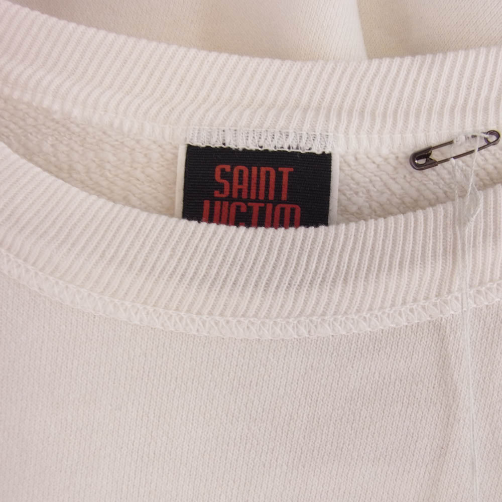 SAINT MICHAEL セントマイケル 25SS SM-HR8-0000-C10 攻殻機動隊 GS CRW N SWT GST IN THE S クルーネック スウェット ゴーストインザシェル トレーナー XLサイズ ベージュ系 XL【極上美品】【中古】