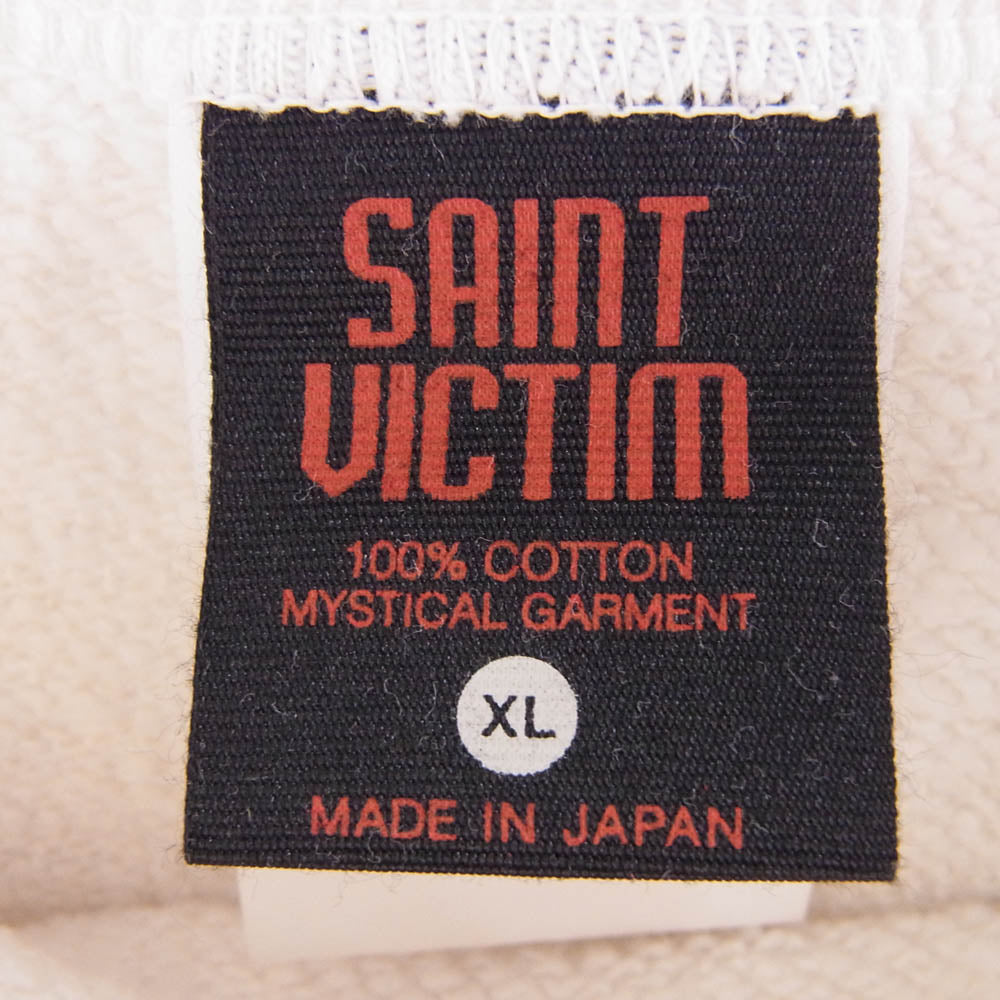 SAINT MICHAEL セントマイケル 25SS SM-HR8-0000-C10 攻殻機動隊 GS CRW N SWT GST IN THE S クルーネック スウェット ゴーストインザシェル トレーナー XLサイズ ベージュ系 XL【極上美品】【中古】