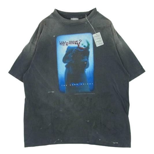 SAINT MICHAEL セントマイケル SM-HR3-0000-C55 The Dark Knight BTM SS TEE ザ ダークナイト ジョーカー 半袖 Tシャツ グレー系 L【極上美品】【中古】