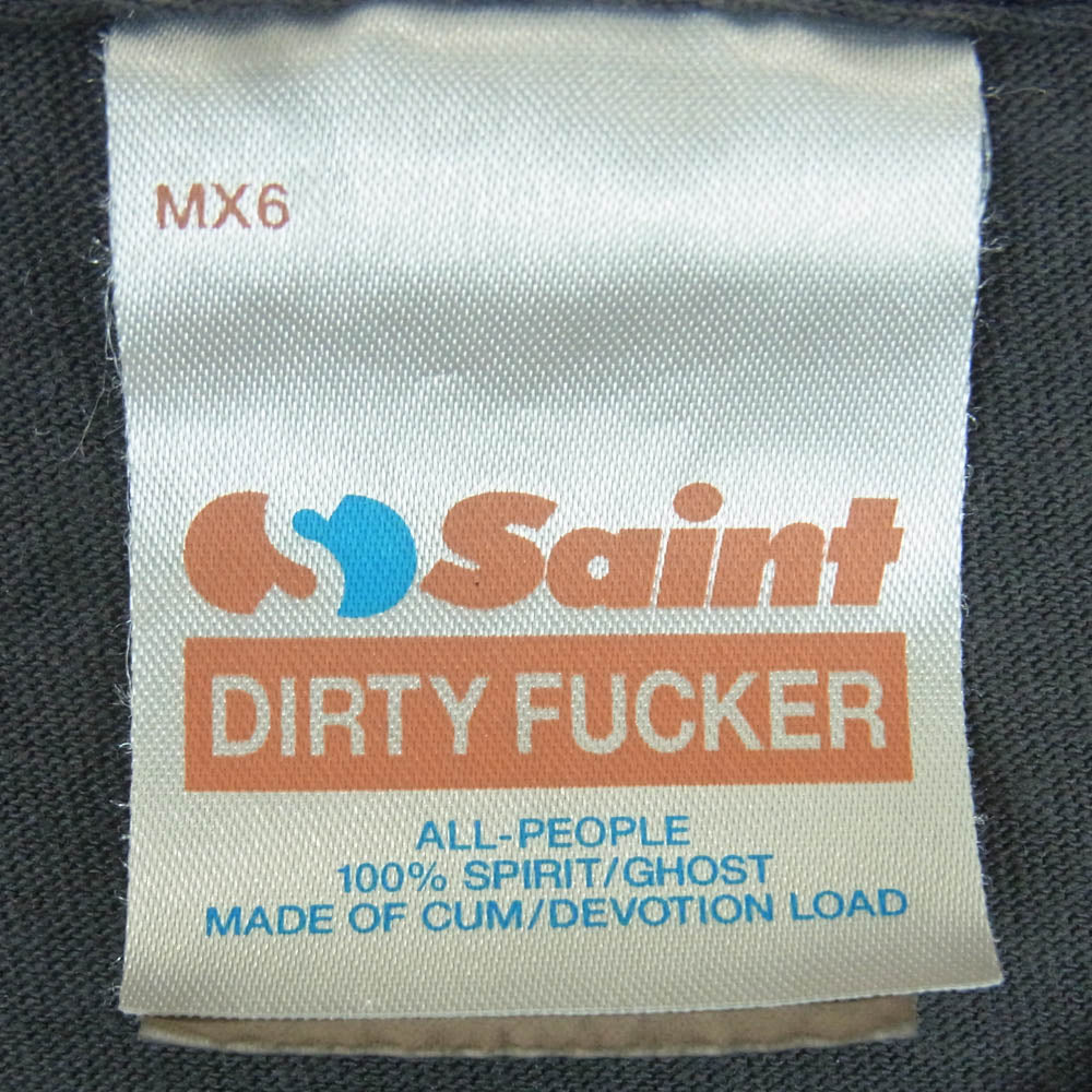 SAINT MICHAEL セントマイケル SM-HR3-0000-C55 The Dark Knight BTM SS TEE ザ ダークナイト ジョーカー 半袖 Tシャツ グレー系 L【極上美品】【中古】