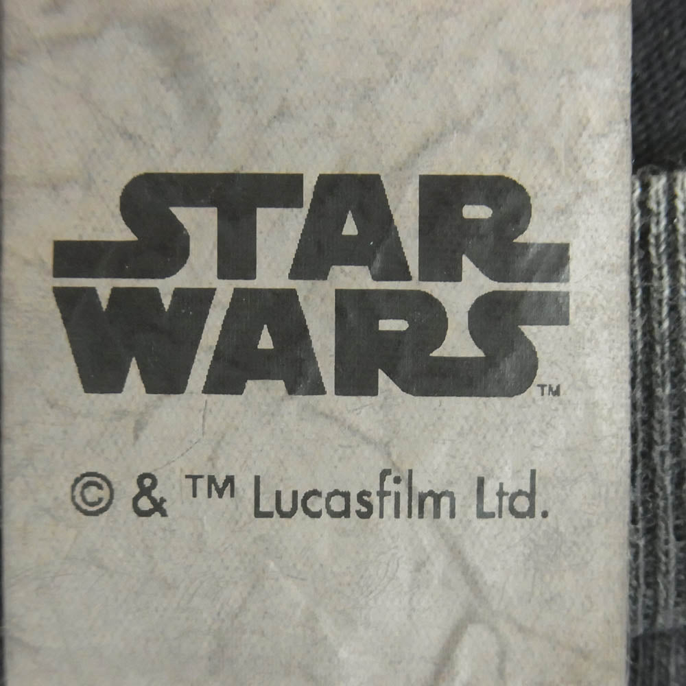 SAINT MICHAEL セントマイケル 25SS SM-HR3-0000-C64 STAR WARS SW LS TEE DARTH VADER スターウォーズ ダースベイダー ロング スリーブ 長袖 Tシャツ グレー系 L【極上美品】【中古】