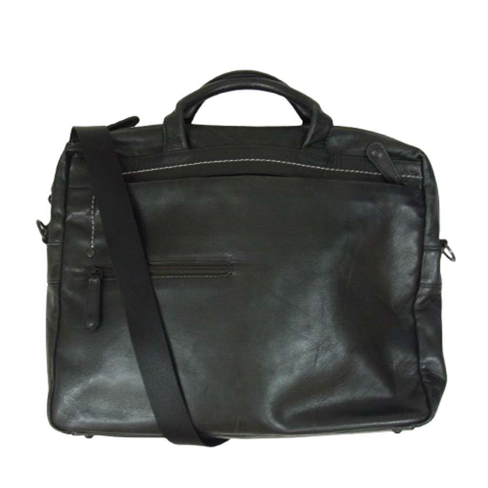 インディード PER TUTTI 2WAY ショルダー ブリーフケース ビジネスバッグ ブラック系【中古】