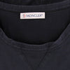 MONCLER モンクレール MAGLIA T-SHIRT ダブル ロゴ ワッペン 半袖 Ｔシャツ ブラック系 M【中古】