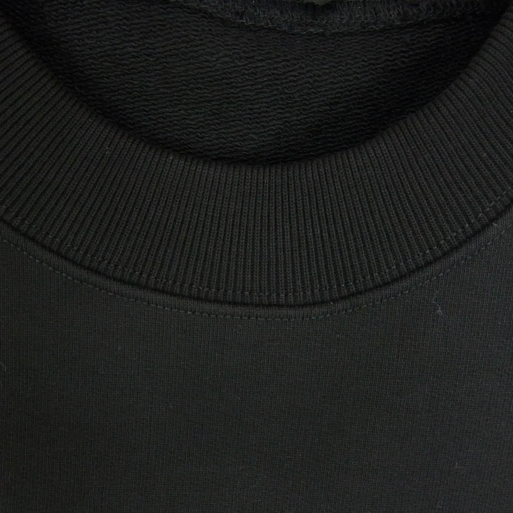 BALENCIAGA バレンシアガ 536585 TBV14 キャンペーンロゴ クルーネック スウェット ブラック系 XXL【極上美品】【中古】