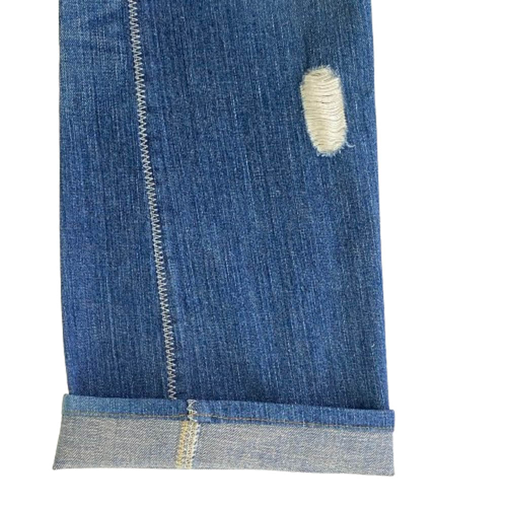 美品 ナンバーナイン05ナイトクローラー期リペアデニムパンツ2x32宮下貴裕 NUMBER (N)INE ナンバーナイン宮下期レザーパンツ