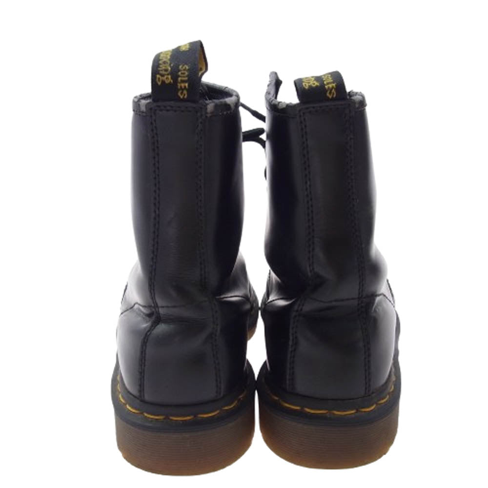 Dr.Martens ドクターマーチン AW006-KV03R 8ホール レザー レースアップ ショート ブーツ ブラック系 UK8【中古】