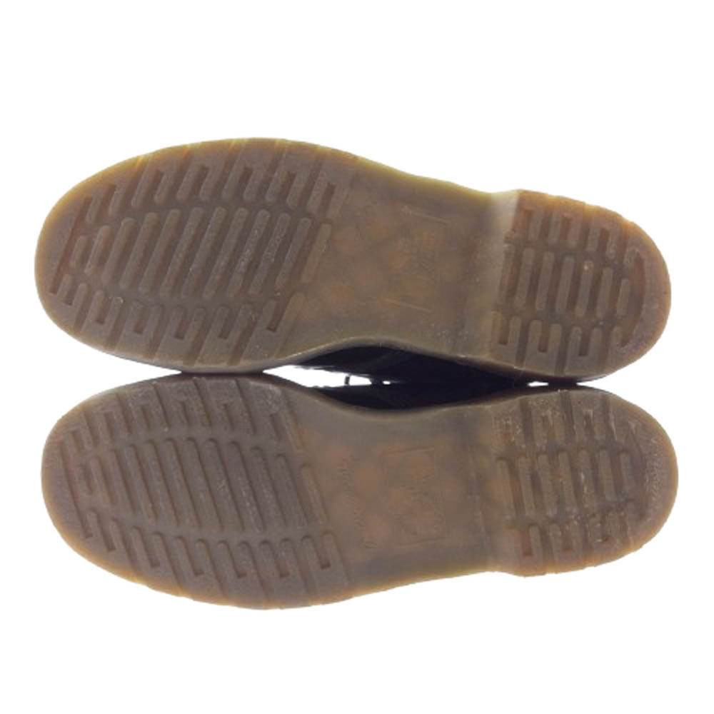 Dr.Martens ドクターマーチン AW006-KV03R 8ホール レザー レースアップ ショート ブーツ ブラック系 UK8【中古】