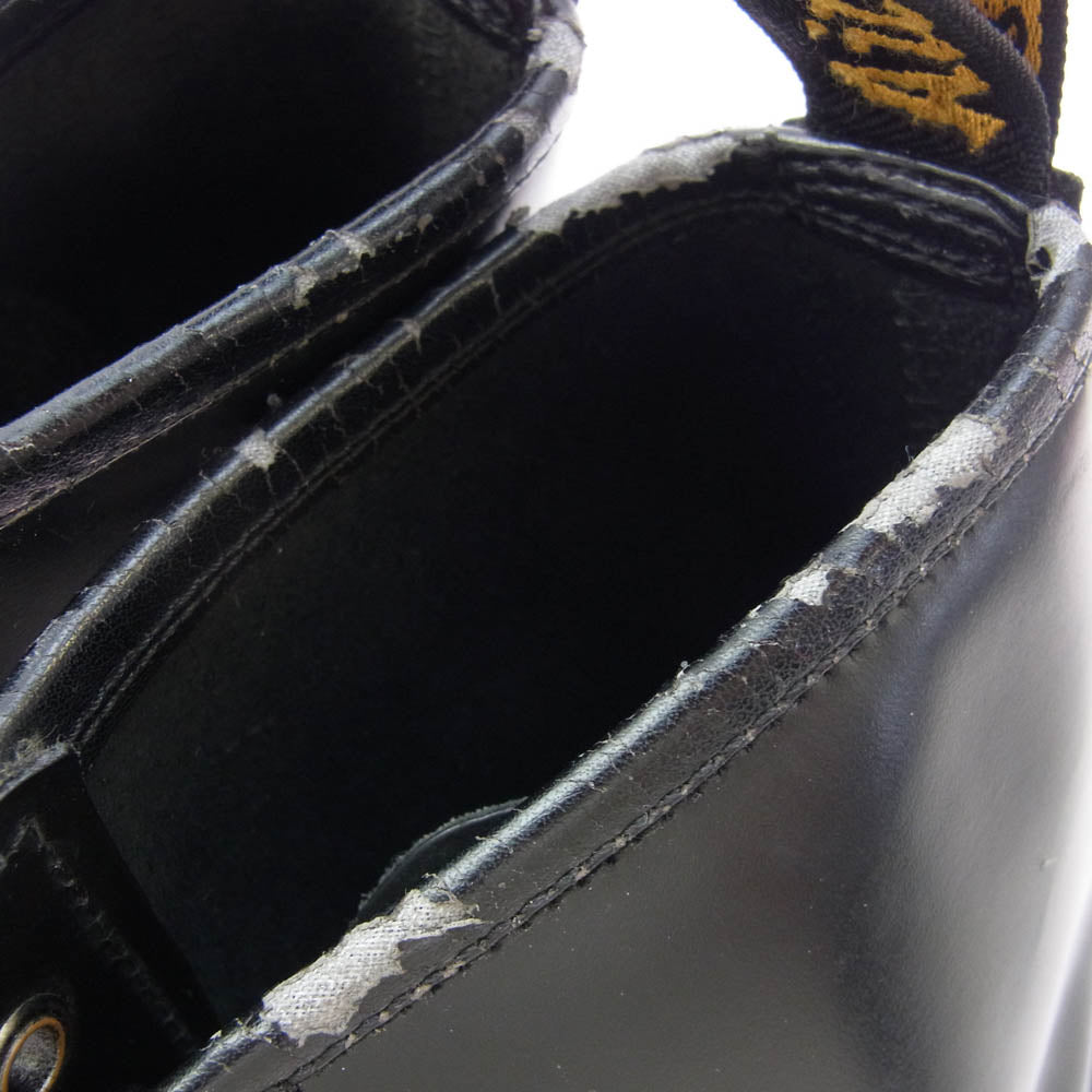 Dr.Martens ドクターマーチン AW006-KV03R 8ホール レザー レースアップ ショート ブーツ ブラック系 UK8【中古】