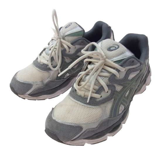 asics アシックス 1203A383-101 Gel-NYC Cream Steel Grey ゲル エヌワイシー クリーム スチール グレー グレー系 27cm【中古】