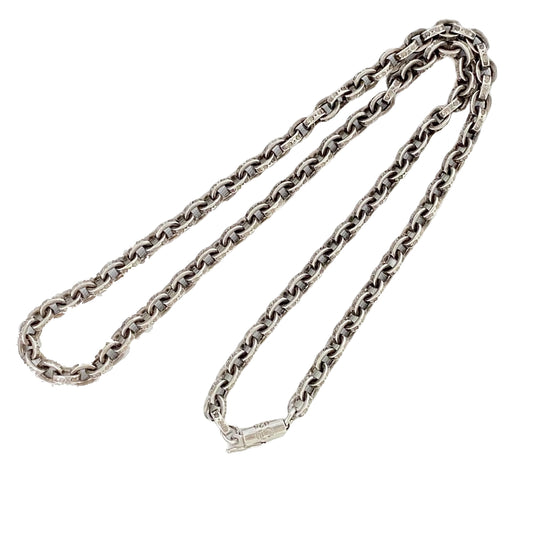 CHROME HEARTS クロムハーツ（原本無） PAPER CHAIN R18 ペーパーチェーン ネックレス 18インチ シルバー系【中古】