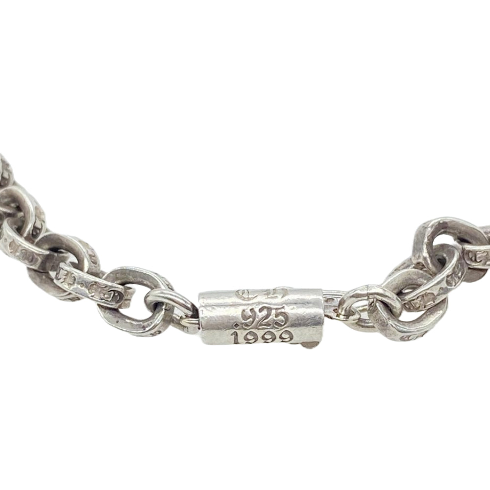 CHROME HEARTS クロムハーツ（原本無） PAPER CHAIN R18 ペーパーチェーン ネックレス 18インチ シルバー系【中古】