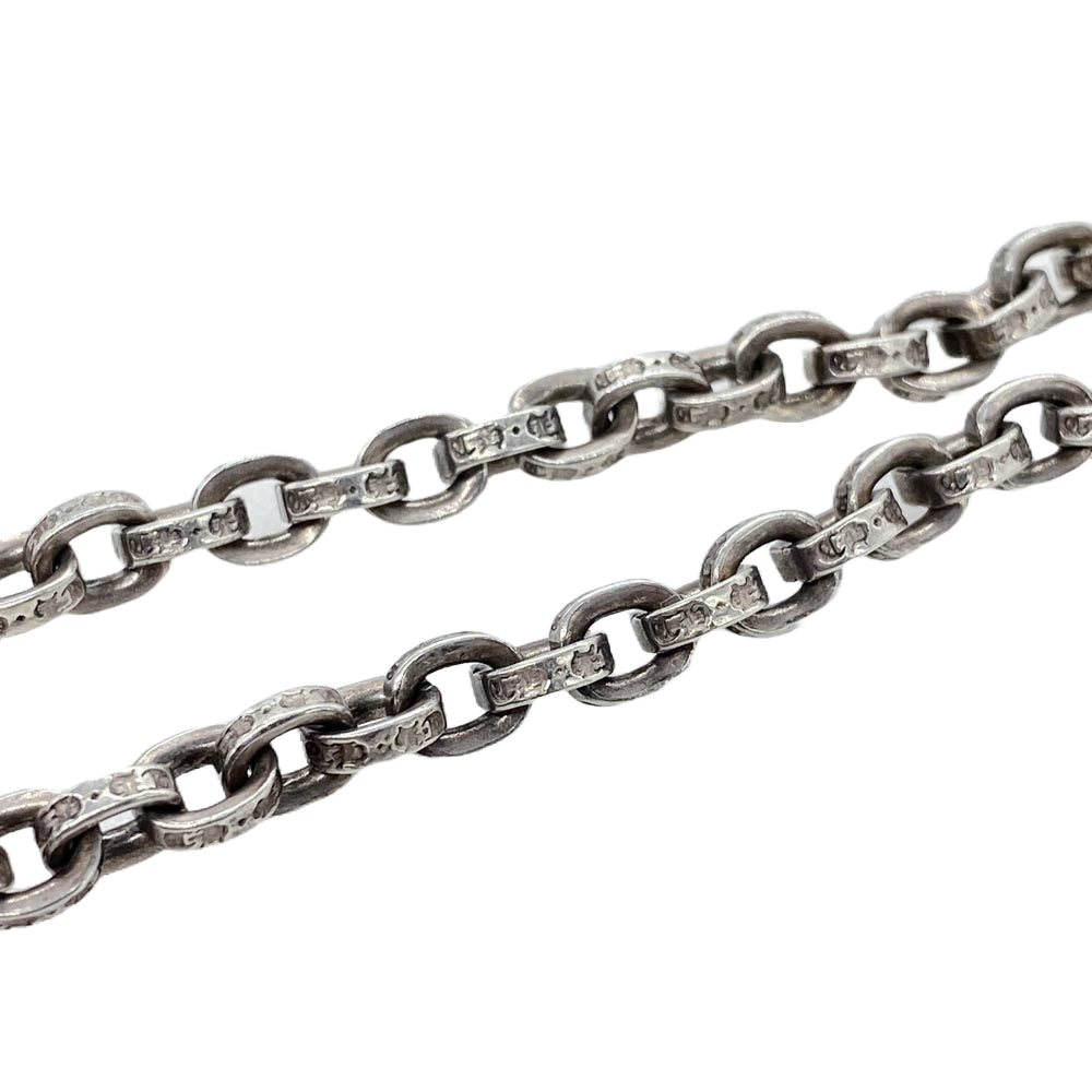 CHROME HEARTS クロムハーツ（原本無） PAPER CHAIN R18 ペーパーチェーン ネックレス 18インチ シルバー系【中古】