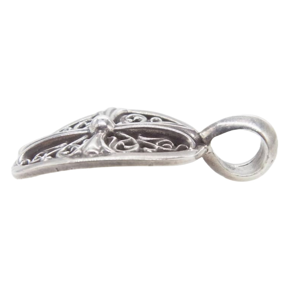 CHROME HEARTS クロムハーツ（原本無） TINY CLSC OVAL タイニー クラシック オーバル ペンダント ネックレス トップ シルバー系【中古】