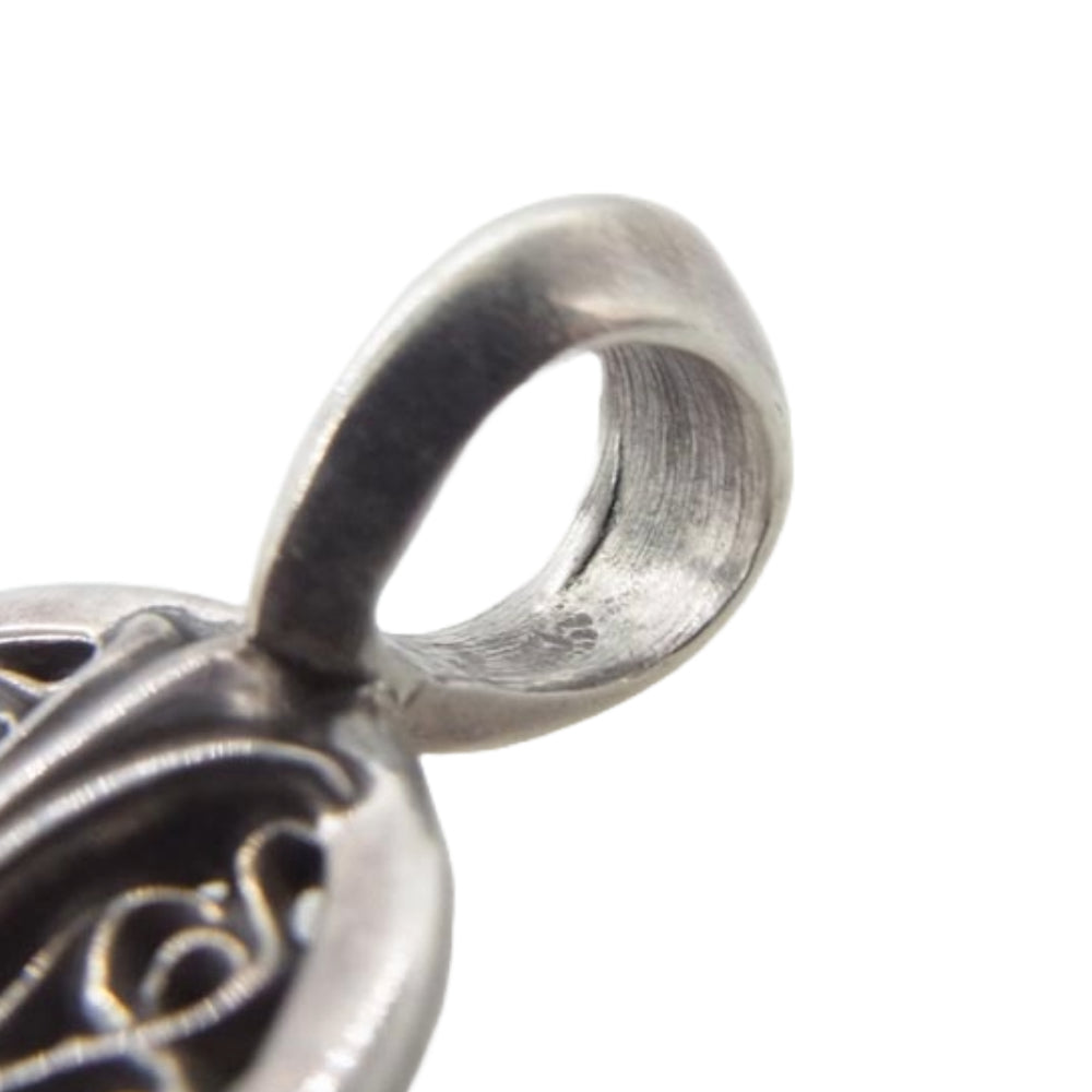 CHROME HEARTS クロムハーツ（原本無） TINY CLSC OVAL タイニー クラシック オーバル ペンダント ネックレス トップ シルバー系【中古】