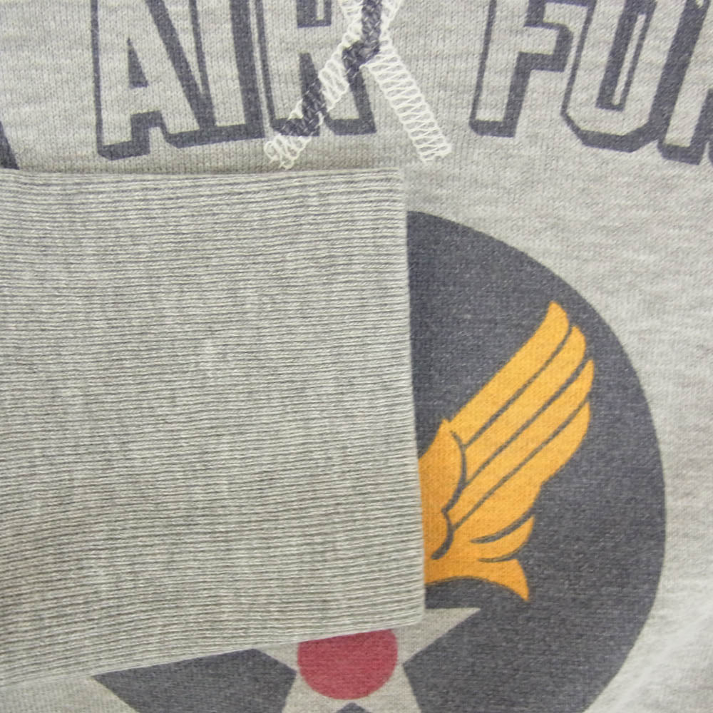 Buzz Rickson's バズリクソンズ Army Air Forces 前V クルーネック スウェット グレー系 S【中古】