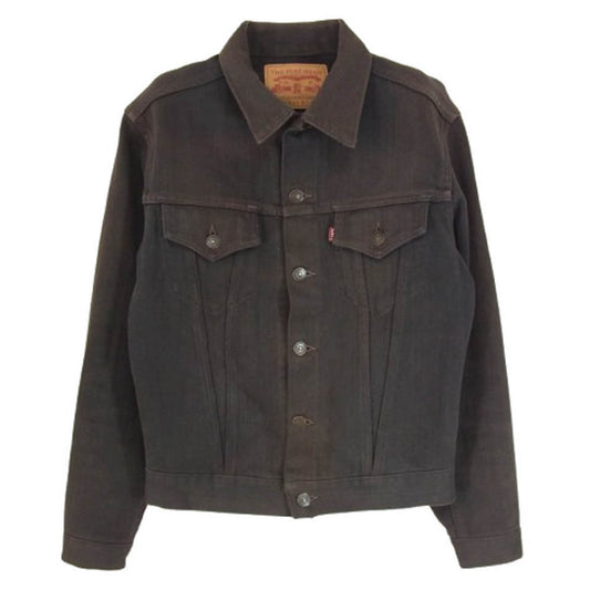 THE FLAT HEAD ザフラットヘッド 6004W 3rdタイプ トラッカー ピケ ジャケット ブラウン系 34【中古】