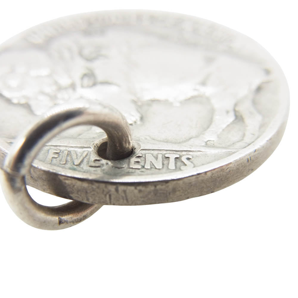 TADY&KING タディアンドキング tkgh-168 5セントコインTOP インディアン GPイーグル ペンダントトップ ニッケル×K18 シルバー系【中古】