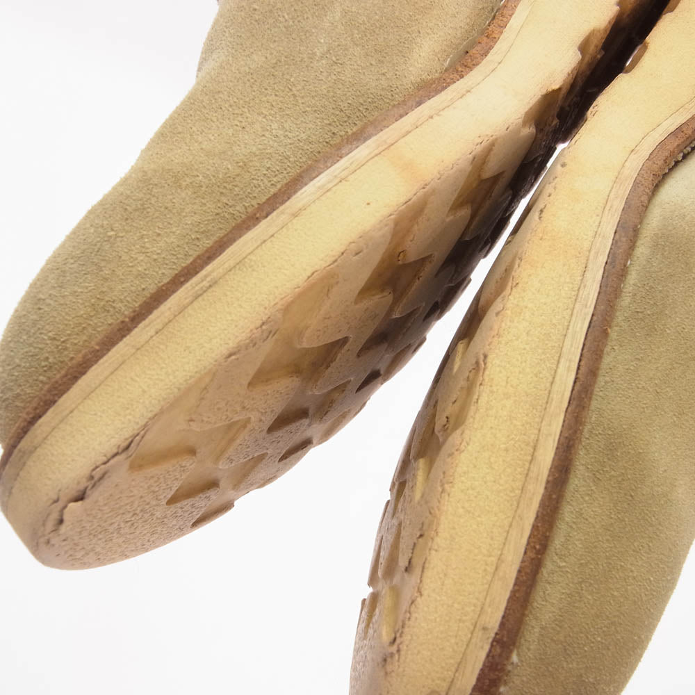 RED WING レッドウィング 8168 刺繍羽根タグ スエード ペコスブーツ ライトブラウン系 5D【中古】