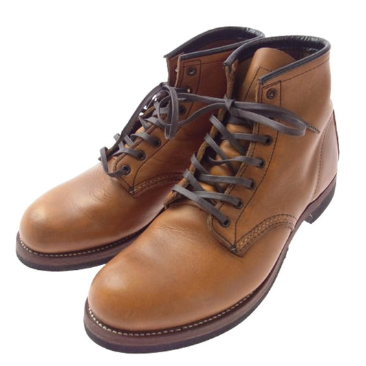 RED WING レッドウィング 9013 BECKMAN CHESTNUT ベックマン チェスナット フェザー ストーン プレーン トゥ ブーツ ブラウン系 28.0【中古】