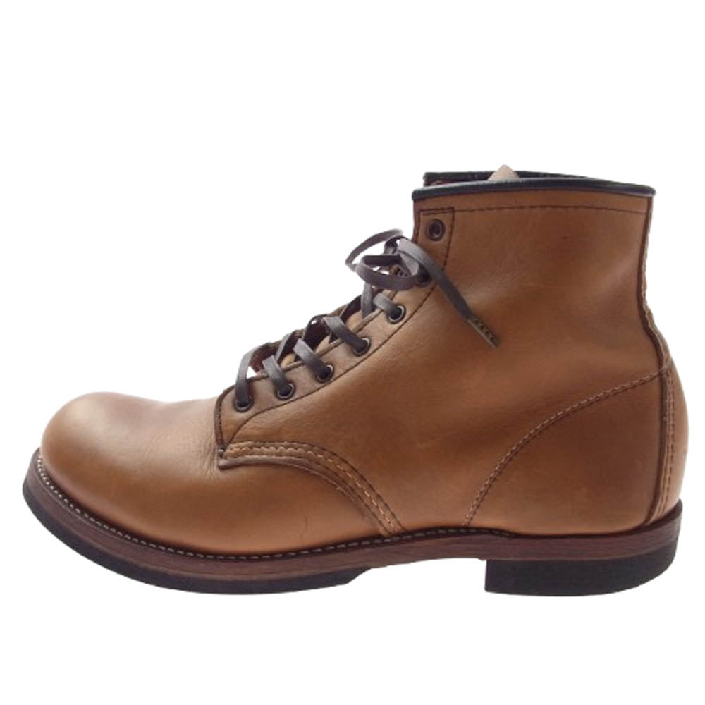 RED WING レッドウィング 9013 BECKMAN CHESTNUT ベックマン チェスナット フェザー ストーン プレーン トゥ ブーツ ブラウン系 28.0【中古】